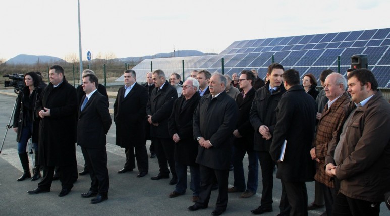 Ministar gospodarstva Ivan Vrdoljak u Lepoglavi u rad pustio solarnu elektranu